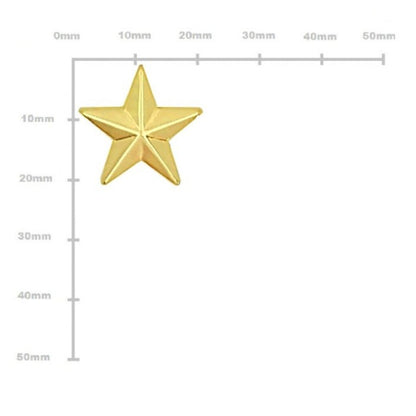 Adorno Estrella Dorada 20,5mm P20 Und. C8391