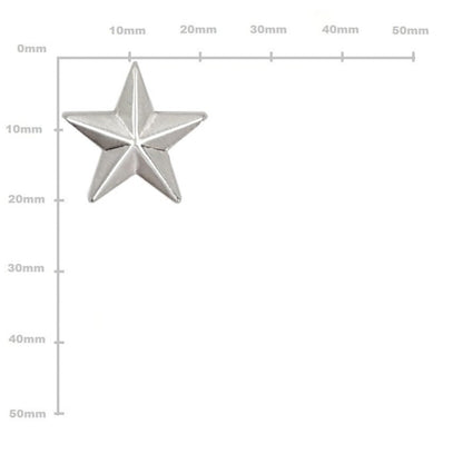 Adorno Estrella Niquel 20,5mm P20 Und. C8390