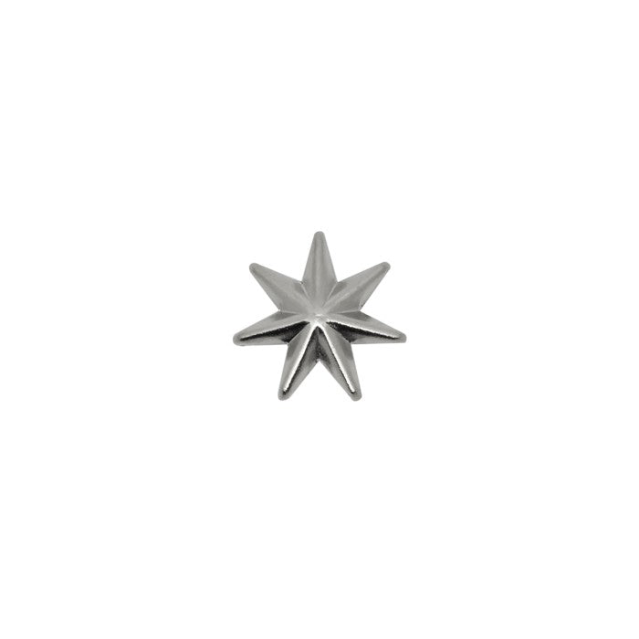 Adorno Estrella 7 Puntas 17mm Niquel P20 Und. C8434
