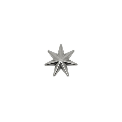 Adorno Estrella 7 Puntas 17mm Niquel P20 Und. C8434