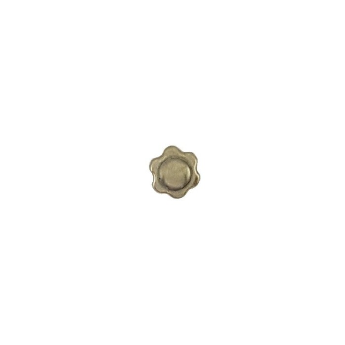 Adorno Flor Circular Estampada Envejecida 11m P20 Und. C8336