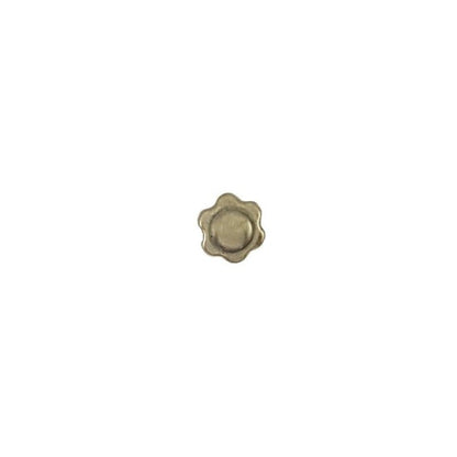 Adorno Flor Circular Estampada Envejecida 11m P20 Und. C8336