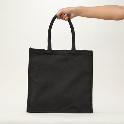 Bolsa Algodón Negro Fuelle 40X40X20