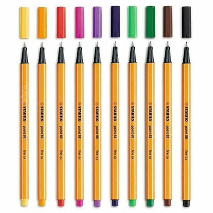 Punta Fina Stabilo Point 88 de 10 pcs