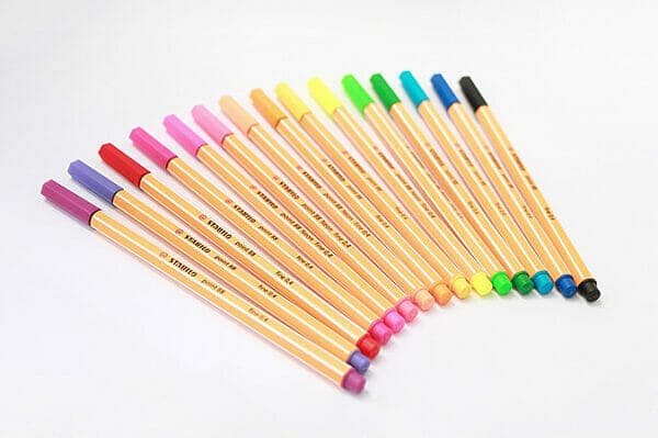 Punta Fina Stabilo Point 88 de 15 pcs