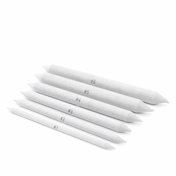 Set de esfuminos de papel de 6 piezas