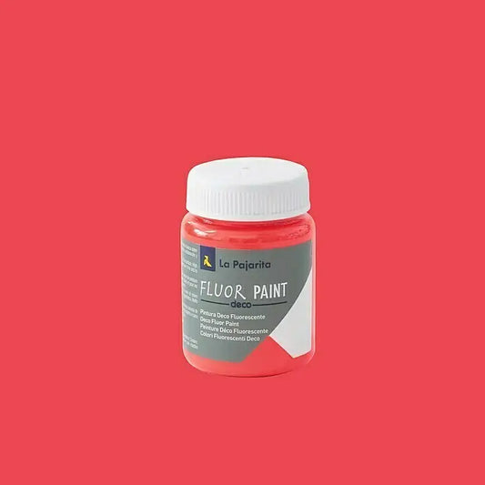 Pintura Deco Fluor Rojo 75 ml La Pajarita