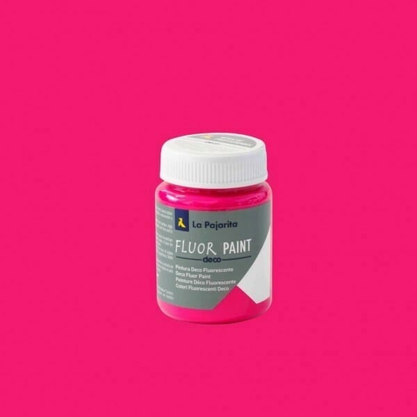 Pintura Deco Fluor Magenta 75 ml La Pajarita