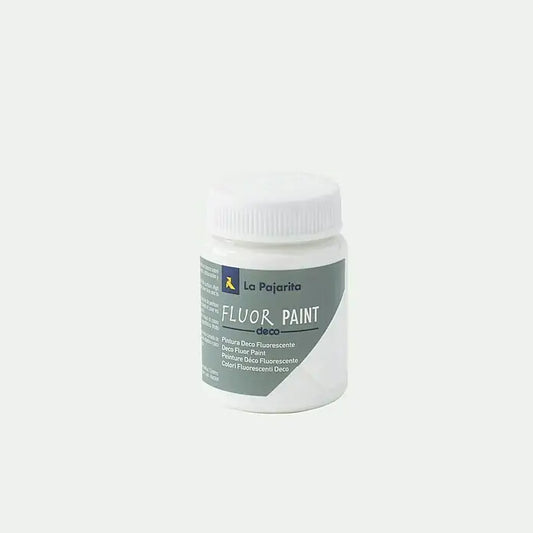Pintura Deco Fluor Blanco 75 ml La Pajarita