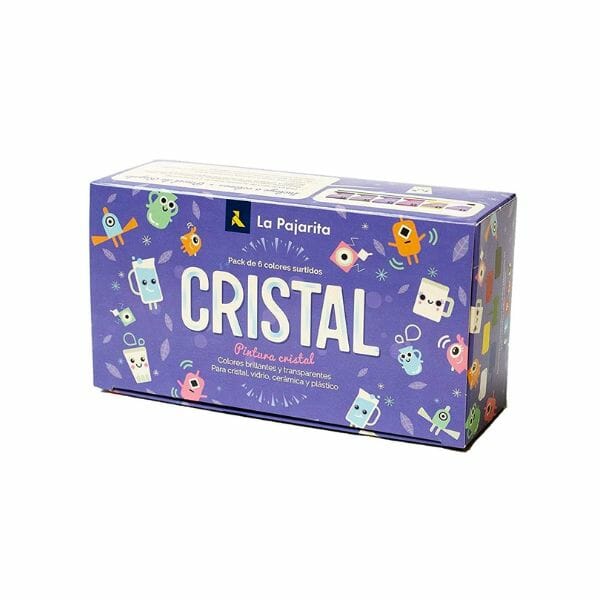 Pack Pintura Vidrio 6 Colores