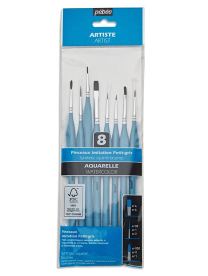 Pincel Pebeo Acuarela Set 8 Precisión