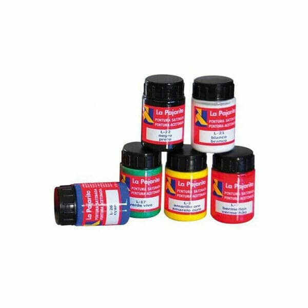 Pack Pintura Acrílica 6 colores La Pajarita