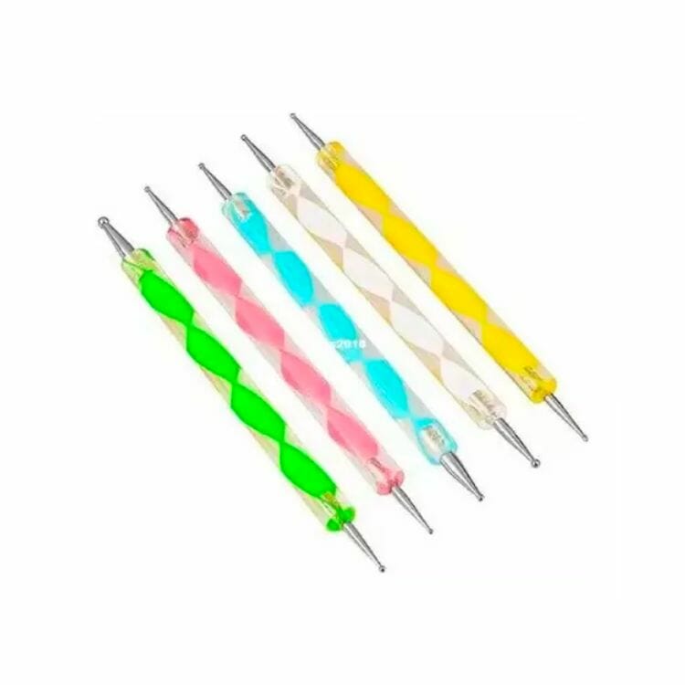 Set 5 Punteros Mango colores