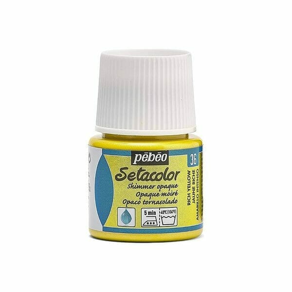 Pintura para Tela Pebeo Setacolor 45 ml – Colores Permanentes y Lavables