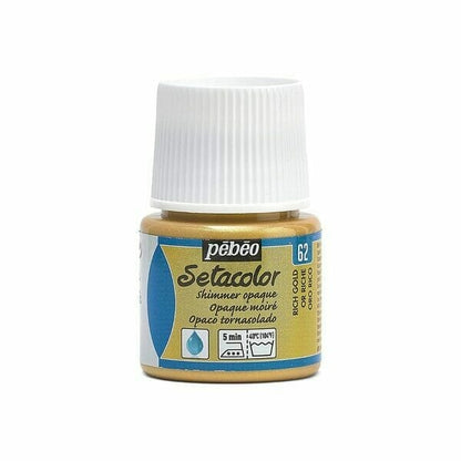 Pintura para Tela Pebeo Setacolor 45 ml – Colores Permanentes y Lavables