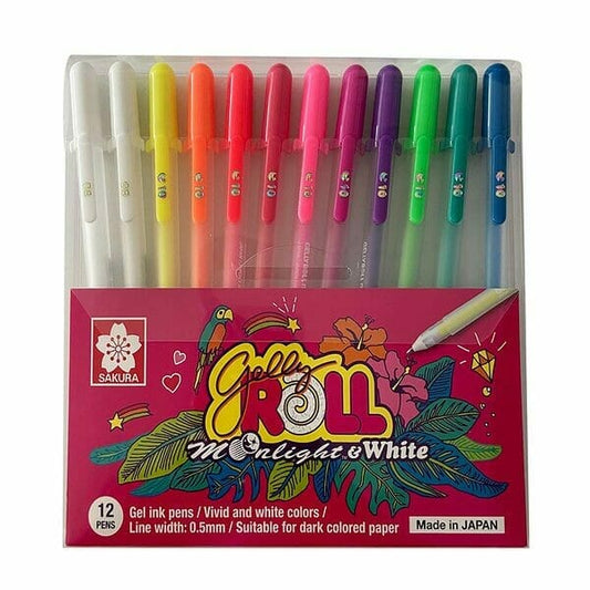Sakura Gelly Roll - Set 12 Lápices Tinta Gel Moonlight