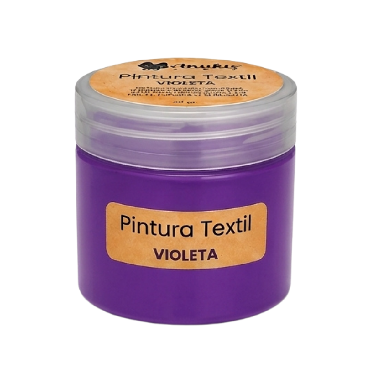Anukis Pintura Textil y Serigráfica Violeta 60 grs.