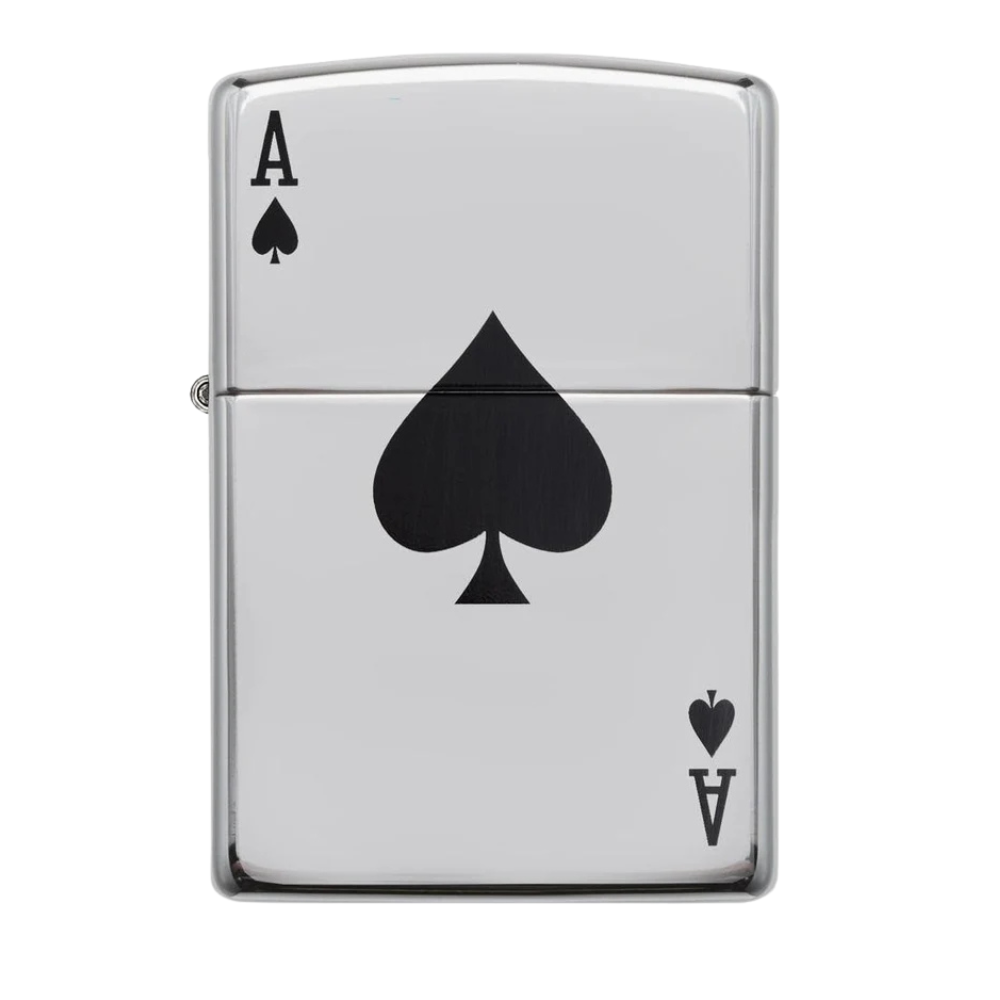 Encendedor Zippo Lucky Ace Design Plateado ZP24011