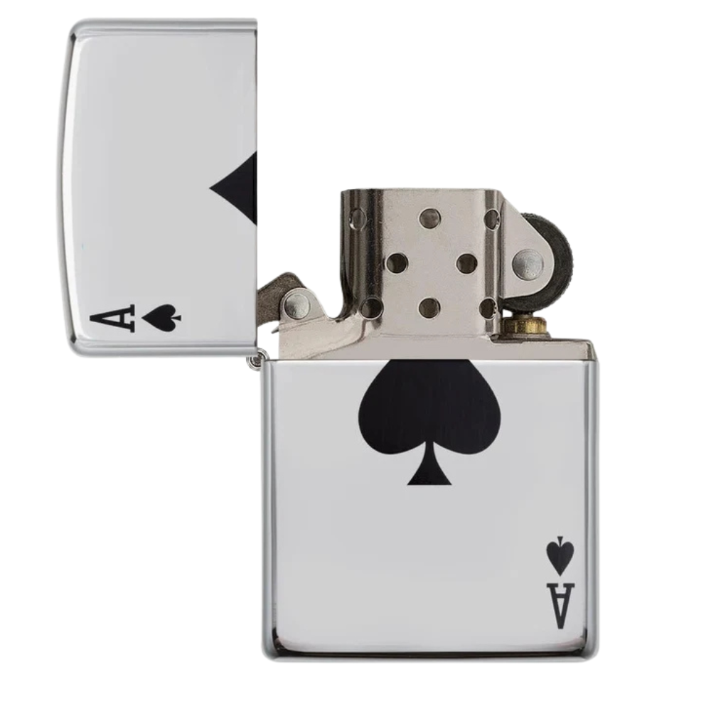 Encendedor Zippo Lucky Ace Design Plateado ZP24011