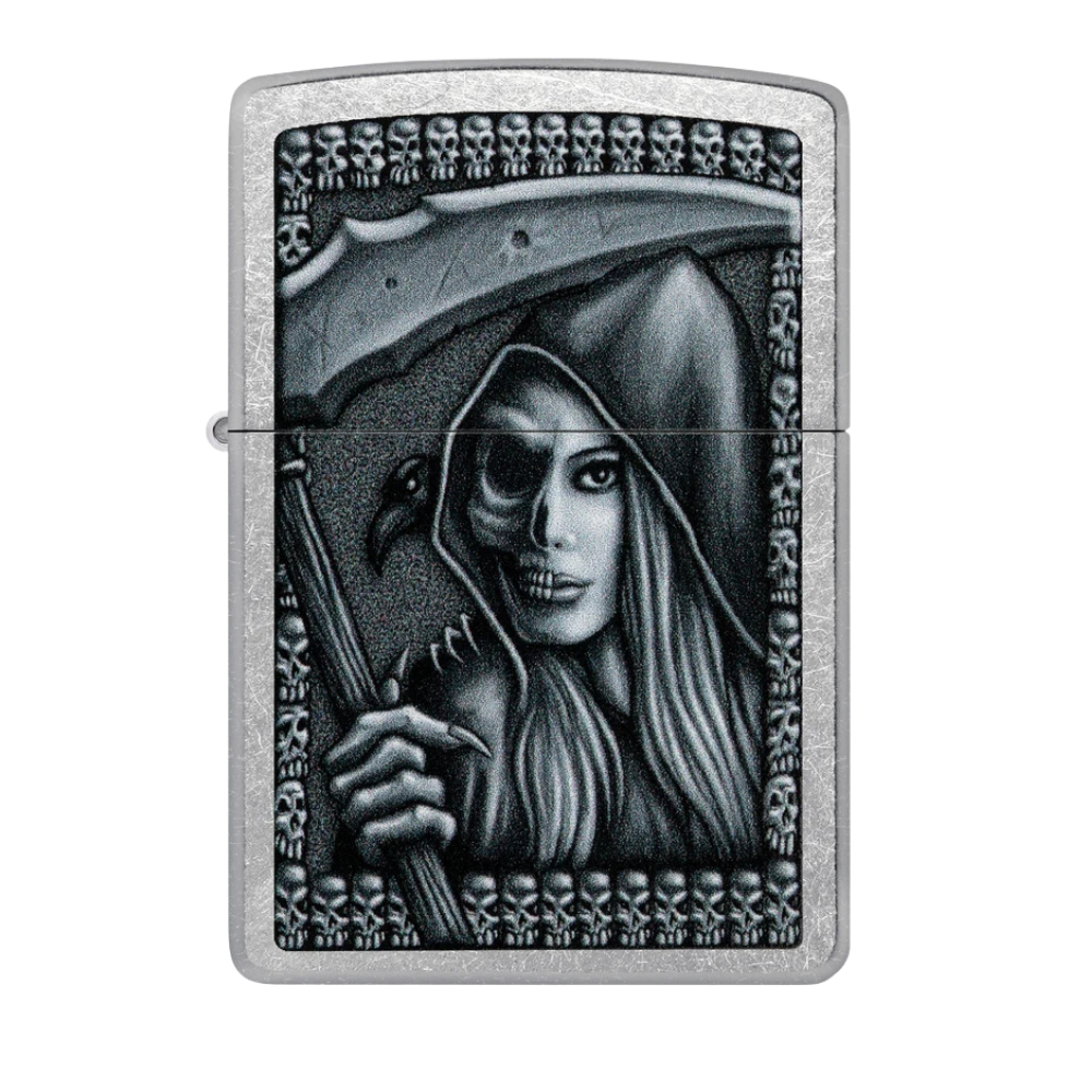 Encendedor Zippo Grim Beauty Plateado ZP46151