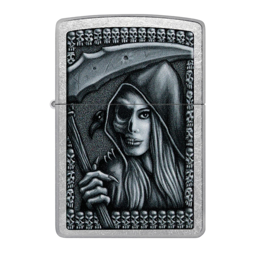 Encendedor Zippo Grim Beauty Plateado ZP46151