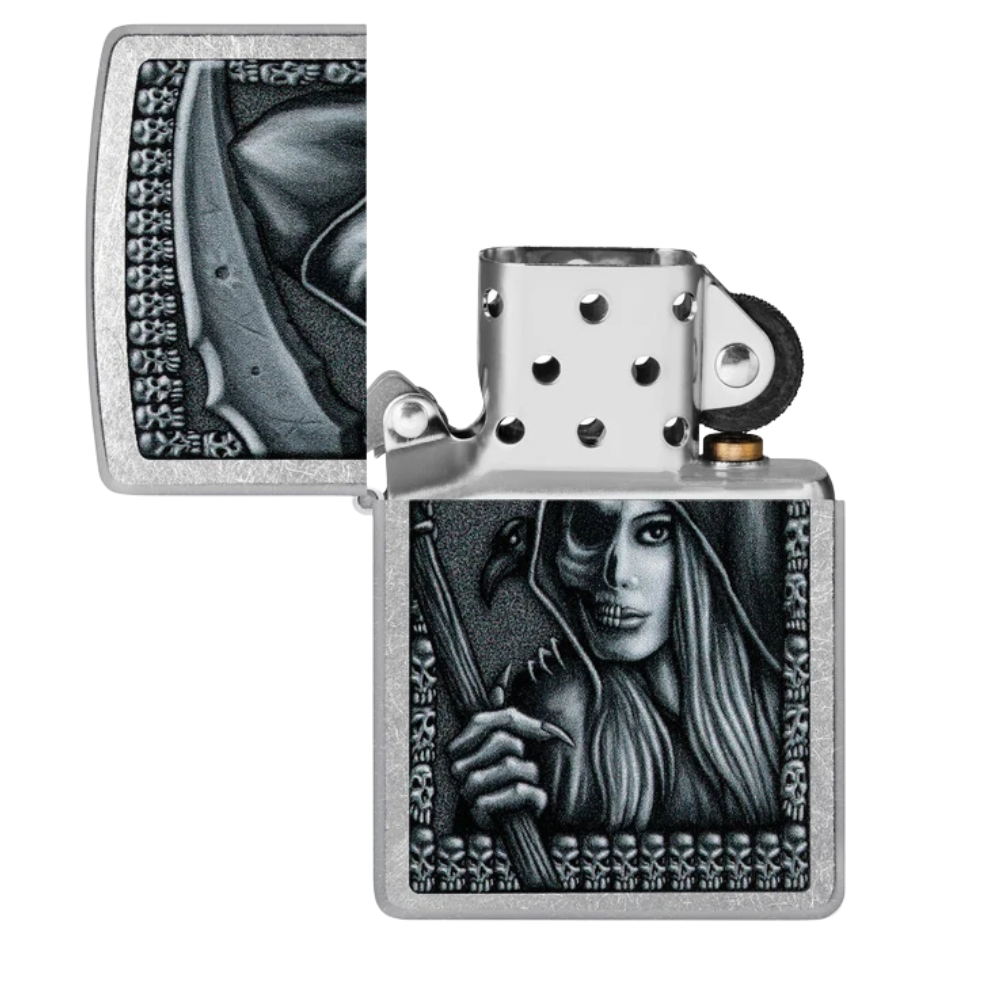 Encendedor Zippo Grim Beauty Plateado ZP46151