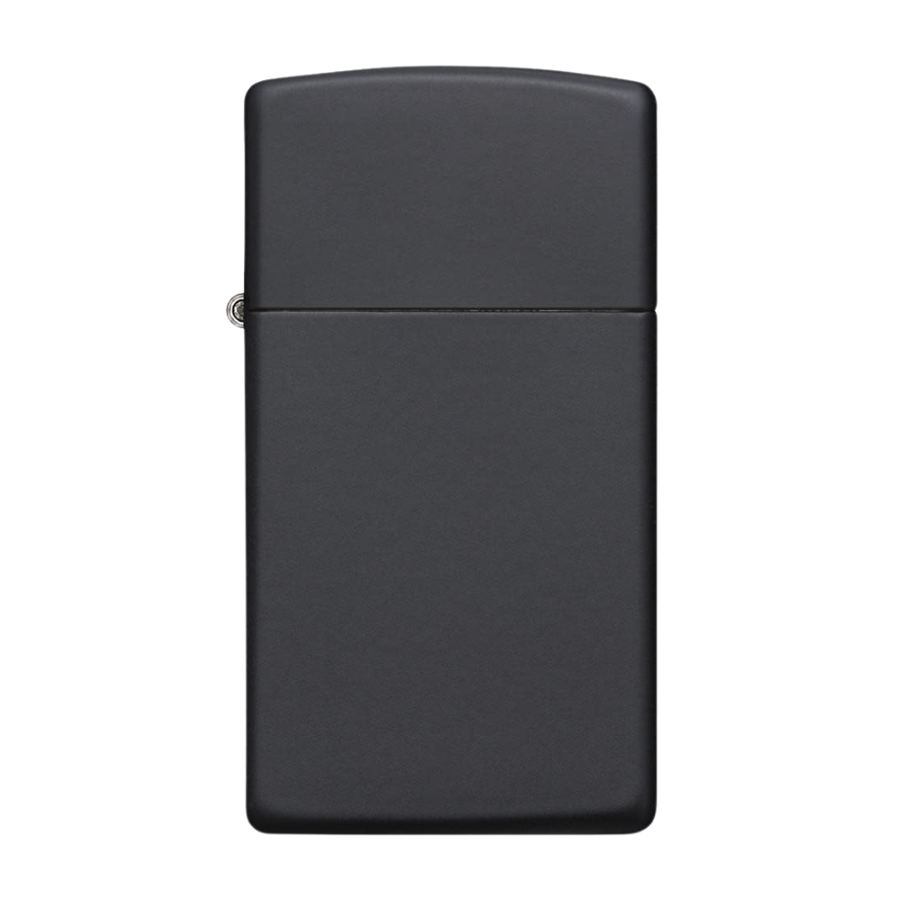 Encendedor Zippo Slim Black Matte Negro ZP1618