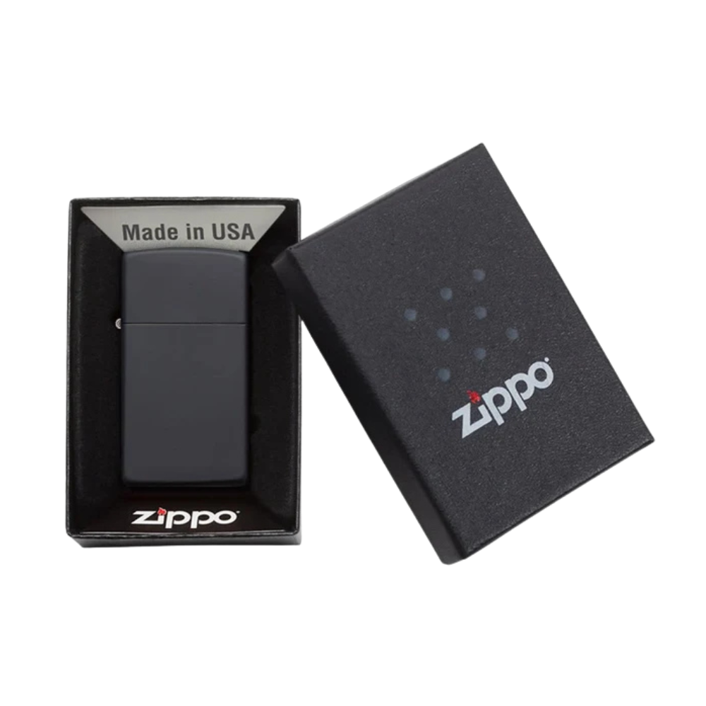Encendedor Zippo Slim Black Matte Negro ZP1618