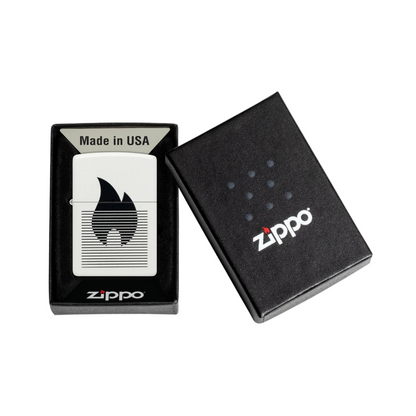 Encendedor Zippo Lined Flame Design ZP46485