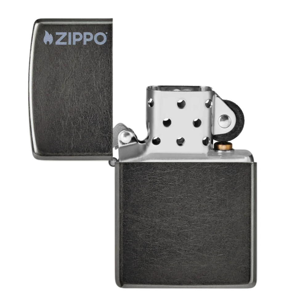 Encendedor Zippo Classic Grey Logo ZP28378ZL