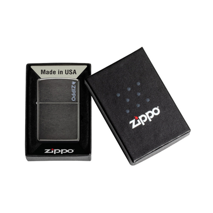 Encendedor Zippo Classic Grey Logo ZP28378ZL