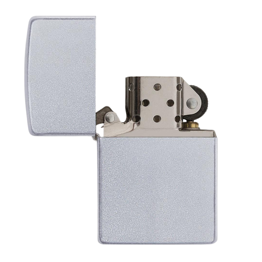 Encendedor Zippo Lighter Satin Chrome Plata Zp205