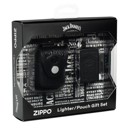 Set Encendedor Zippo Jack Daniels + Funda ZP48460