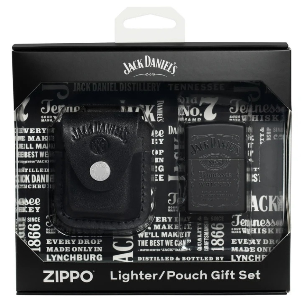 Set Encendedor Zippo Jack Daniels + Funda ZP48460