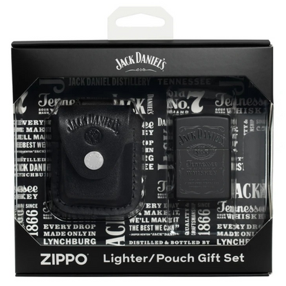 Set Encendedor Zippo Jack Daniels + Funda ZP48460
