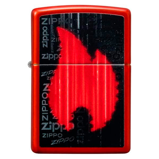 Encendedor Zippo Flame Design  Rojo ZP49584
