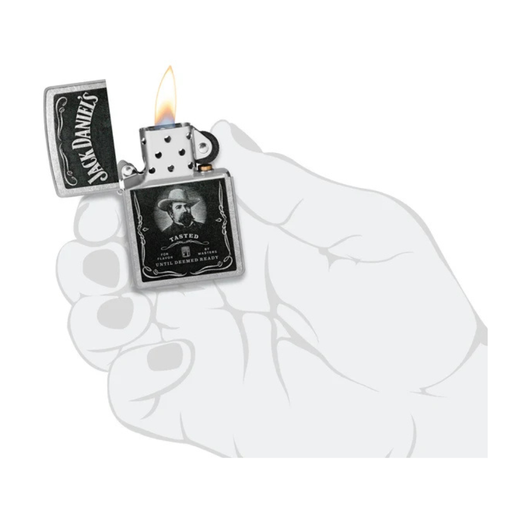 Encendedor Zippo Jack Daniels Plateado ZP48748