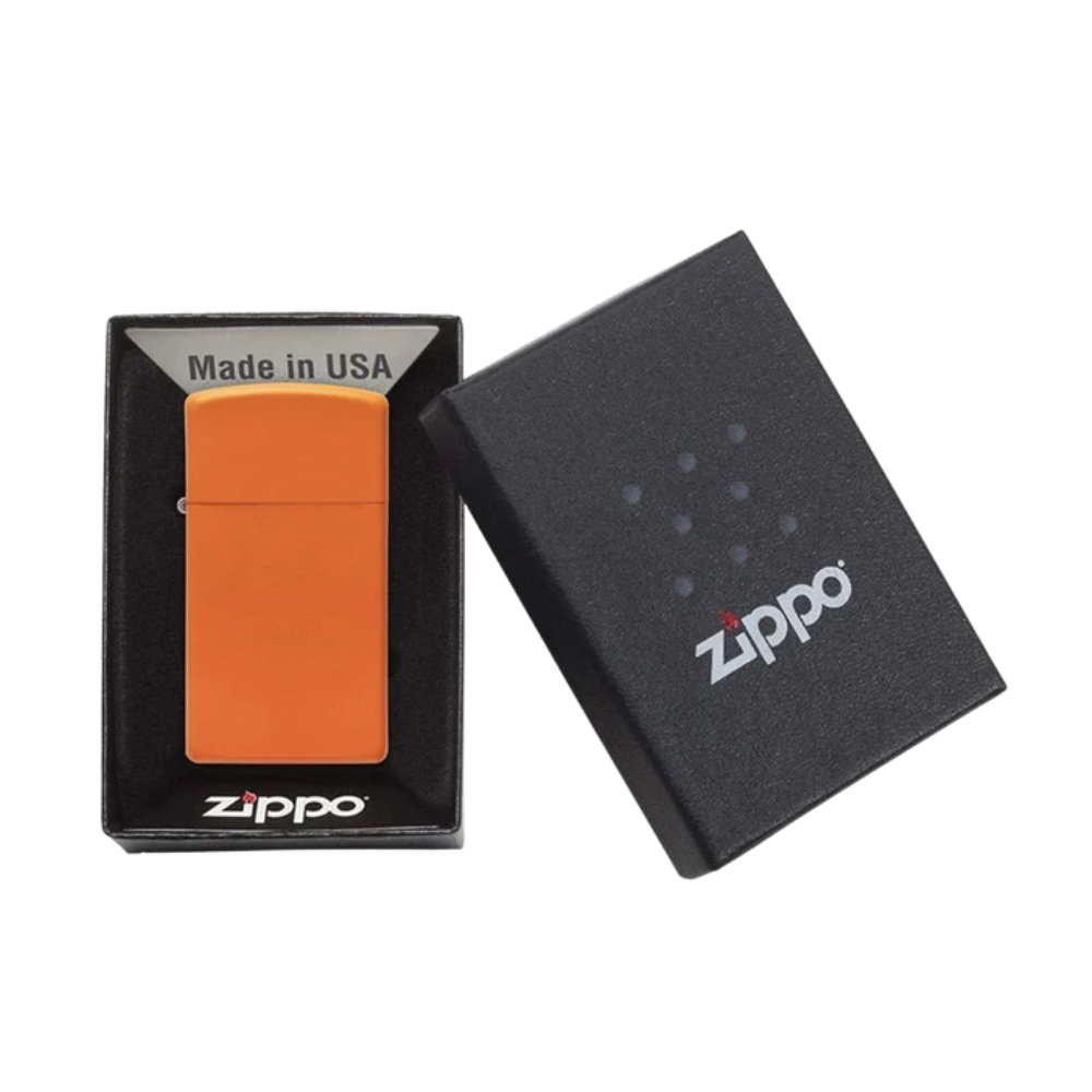 Encendedor Zippo Slim Orange Matte ZP1631