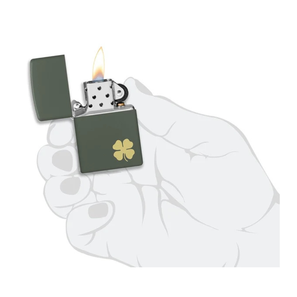 Encendedor Zippo Four Leaf Clover Design ZP49796