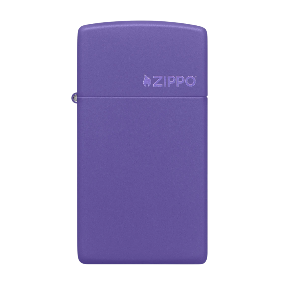 Encendedor Zippo Slim Purple Logo ZP1637ZL