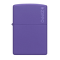 Encendedor Zippo Classic Purple Matte Morado Zp237zl