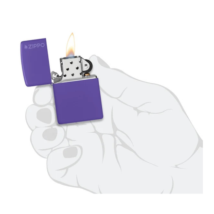 Encendedor Zippo Classic Purple Matte Morado Zp237zl