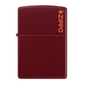 Encendedor Zippo Merlot Zippo Logo Burdeo ZP46021ZL