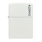 Encendedor Zippo Classic White Matte Logo ZP214ZL
