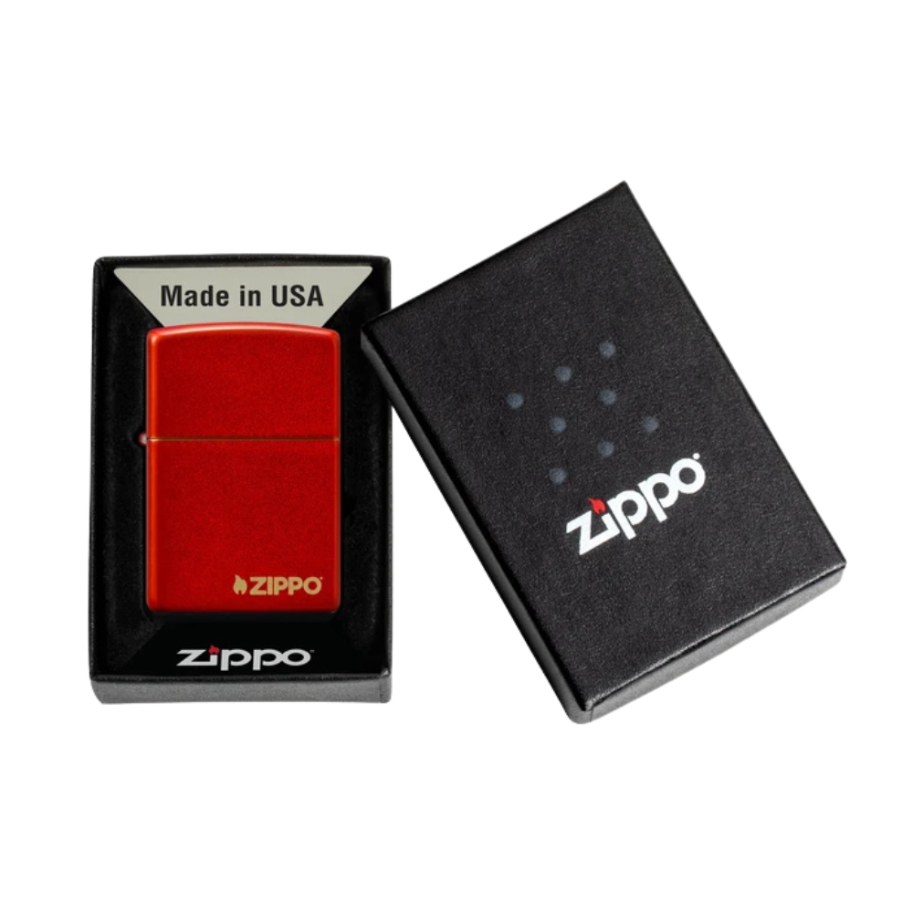 Encendedor Zippo Metallic Red Matte Lasered Rojo ZP49475ZL