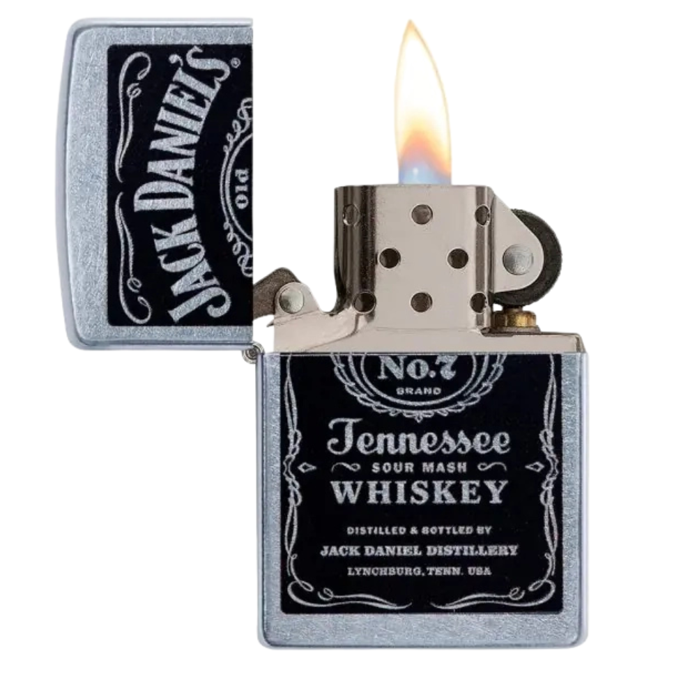 Encendedor Zippo Jack Daniel’s Label Design Plateado ZP24779