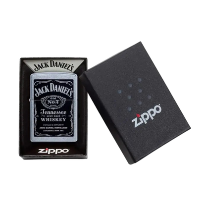 Encendedor Zippo Jack Daniel’s Label Design Plateado ZP24779
