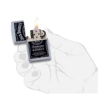 Encendedor Zippo Jack Daniel’s Label Design Plateado ZP24779