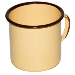 Jarrón Enlozado Beige 10 cm 650 ML anukis.cl