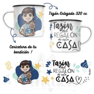 Tazón Enlozado Personalizado Niño anukis.cl